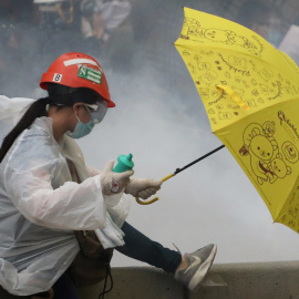 Manifestantes en contra de una propuesta de ley de extradición en Hong Kong. Reuters