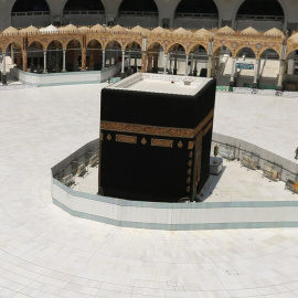 Imagen de la Meca vacía en plena pandemia de la covid-19. / EFE