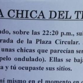 Un joven murciano empapeló la ciudad de carteles para buscar a una chica del tranvía.