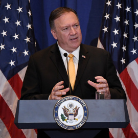 26/09/2019 - El secretario de Estado de EEUU, Mike Pompeo, que se encuentra en Nueva York. / REUTERS - DARREN ORNITZ
