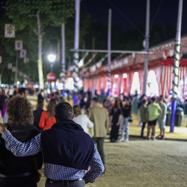 El Real comienza a llenarse, a 22 de abril de 2023 en Sevilla (Andalucía, España). Foto: Joaquin Corchero / Europa Press