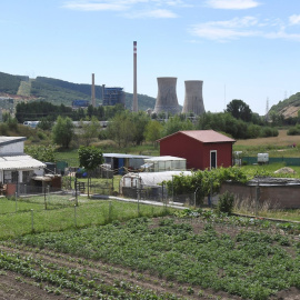 Vista de la central térmica de La Robla (León), una de las siete plantas de carbón que han cerrado esta semana. EFE/J. Casares