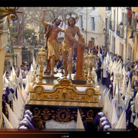 Procesión de Semana Santa desde Cuenca. Retransmisión de la procesión de Paz y Caridad de Cuenca