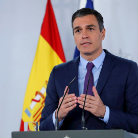 Sánchez defiende, tras la marcha de Juan Carlos I, que "todo responsable público debe rendir cuentas de su conducta". EFE/Chema Moya