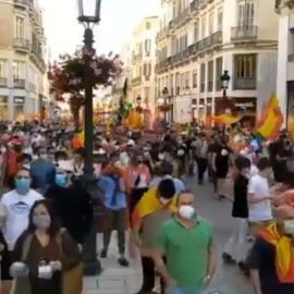 Concentración contra el Gobierno en Málaga @Matias_slb