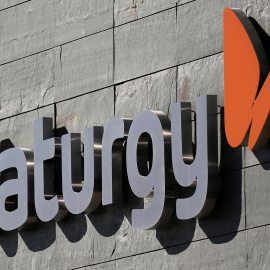 El logo de la energética Naturgy, en su sede de Madrid. REUTERS/Sergio Perez