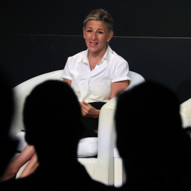  La vicepresidenta segunda y ministra de Trabajo y Economía Social, Yolanda Díaz, preside el "Encuentro de Ministras Iberoamericanas de Trabajo. Hacia una Internacional laborista iberoamericana". -ZIPI / EFE