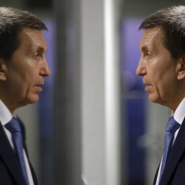 El fiscal jefe Anticorrupción, Manuel Moix, reflejado en un cristal. EFE/Archivo