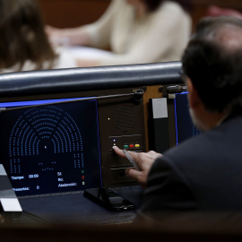 El presidente del Gobierno, Mariano Rajoy, se ha quedado literalmente solo votando en contra por error de una enmienda que había pactado el PP con el diputado de Nueva Canarias, Pedro Quevedo, a cambio de su apoyo a los presupuestos, aunque el voto del j