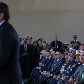 23/08/19- El presidente brasileño, Jair Bolsonaro, ha militarizado su equipo ministerial, recordando su propio pasado en las Fuerzas Armadas. MARCOS CORRÊA/ PRESIDENCIA DEL GOBIERNO