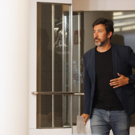  Antón Gómez-Reino a su llegada a una rueda de prensa posterior a la reunión de la Junta de Portavoces, en el Congreso de los Diputados, a 18 de abril de 2023, en Madrid (España). Eduardo Parra / Europa Press