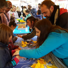 Imatge d'una de les Trobades d'Escola en Valencià de l'any passat. ESCOLA VALENCIANA.