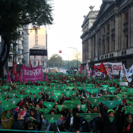 Manifestación de la famosa ’marea verde’ en Argentina en favor del aborto legal. / REUTERS