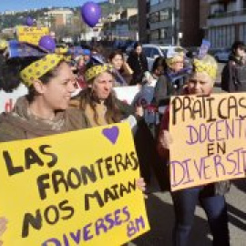 Milers de dones reivindiquen arreu de Catalunya la igualtat en un 8-M ple de mobilitzacions