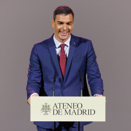  El presidente del Gobierno en funciones y secretario general del PSOE, Pedro Sánchez, interviene durante un encuentro en el Ateneo de Madrid, a 4 de septiembre de 2023, en Madrid (España). Eduardo Parra / Europa Press