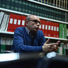 Jacinto Lara, abogado de la Coordinadora Estatal de Apoyo a la Querella Argentina.- FERNANDO SÁNCHEZ