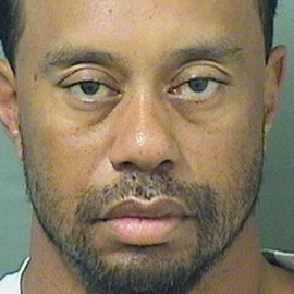 Foto de la ficha policial de Tiger Woods en la oficina del sheriff en Palm Beach, Miami (EEUU). | REUTERS