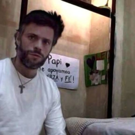 Leopoldo López en la cárcel.