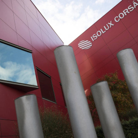 Detalle de la sede de la empresa Isolux Corsán. EFE