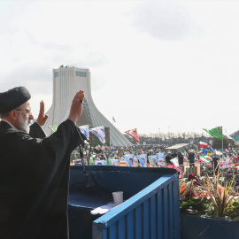 El presidenta iraní Ebrahim Raisi en la celebración del 44º aniversario de la Revolución Islámica de 1979 en Teherán (Foto de Archivo). / Europa Press