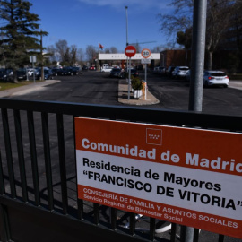 Residencia de mayores Francisco de Vitoria, en Alcalá de Henares, Madrid-. X de Alejandra Jacinto (@AleJacintoUrang)