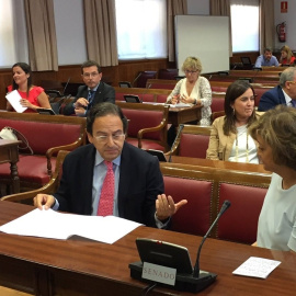 Aznar y Vindel en la comisión de investigación de financiación de partidos /EUROPA PRESS (Senado)