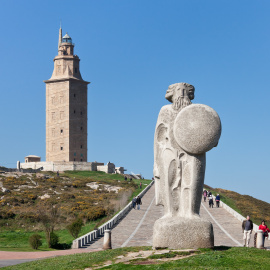 Vista de la Torre de Hércules en A Coruña, Galicia.- Luis Miguel Bugallo Sánchez via Flickr