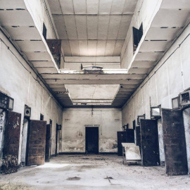 Interior de la zona de las celdas