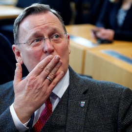 Bodo Ramelow, líder de la izquierda en Turingia. REUTERS/Hannibal Hanschke