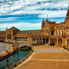 La Plaza de España de Sevilla. Pixabay.