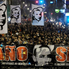 Manifestación en memoria del asesinato de Carlos Palomino. EFE/Archivo
