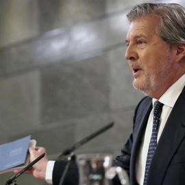 Íñigo Méndez de Vigo este viernes en rueda de prensa / EFE