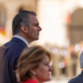 Ortega Smith, hace unos días en Toledo. EFE/Ismael Herrero