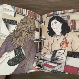  © Imagen de Ana Jarén. De ‘Almudena, una biografía’ (Aroa Moreno y Ana Jarén, Lumen, 2024).