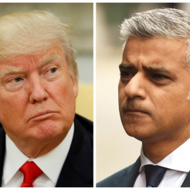 Donald Trump y Sadid Kahn mantienen una agria polémica. | REUTERS