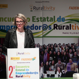 La presidenta de la Federación de Asociaciones de Mujeres Rurales, Teresa López. / Europa Press