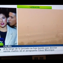 Captura de pantalla del momento del ataque machista a la periodista de RTVC.