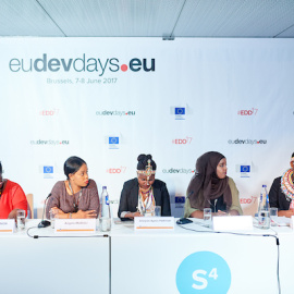 La conferencia sobre hablación, dentro de los Días Europeos de Desarrollo sobre el empoderamiento de la mujer para luchar contra la violencia.