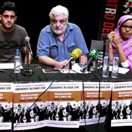 Rueda de prensa en Madrid para presentar la convocatoria de la manifestación. EFE