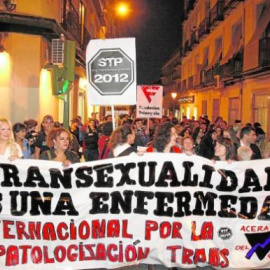 Una manifestación en favor de los derechos de las personas transexuales. EFE