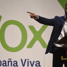 El presidente de Vox Santiago Abascal . EP