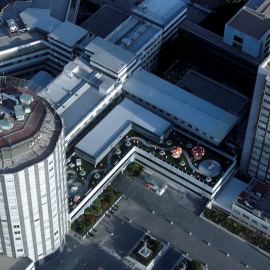 Vista general del hospital de "La Paz", desde la Torre Espacio. EFE/Angel Díaz/Archivo