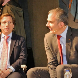 Imagen de José Luis Martínez Almeida y Javier Ortega Smith. EP