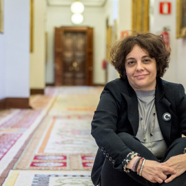 Gloria Elizo, Vicepresidenta cuarta del Congreso de los Diputados y secretaria de Acción Institucional de Podemos. DANI GAGO