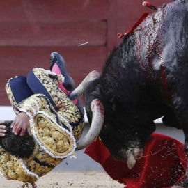 Cogida del torero Iván Fandiño. EFE