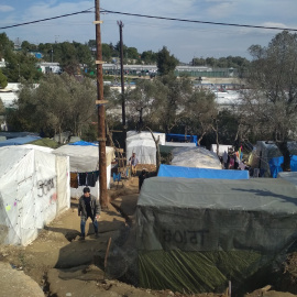 Campo de refugiados de Moria.