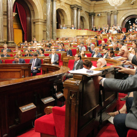 Sessió plenària del Parlament de Catalunya