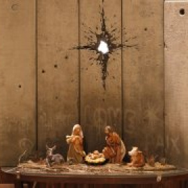 Así sería hoy el nacimiento de Jesucristo, según Bansky
