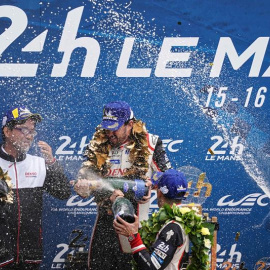 Fernando Alonso ha señalado que este domingo "la suerte estuvo a su lado", pero que "otras veces" a lo largo de su carrera "fue al revés".- EFE