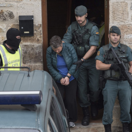 Imagen de archivo de una operación de la Guardia Civil en Euskadi. MIGUEL TOÑA / EFE